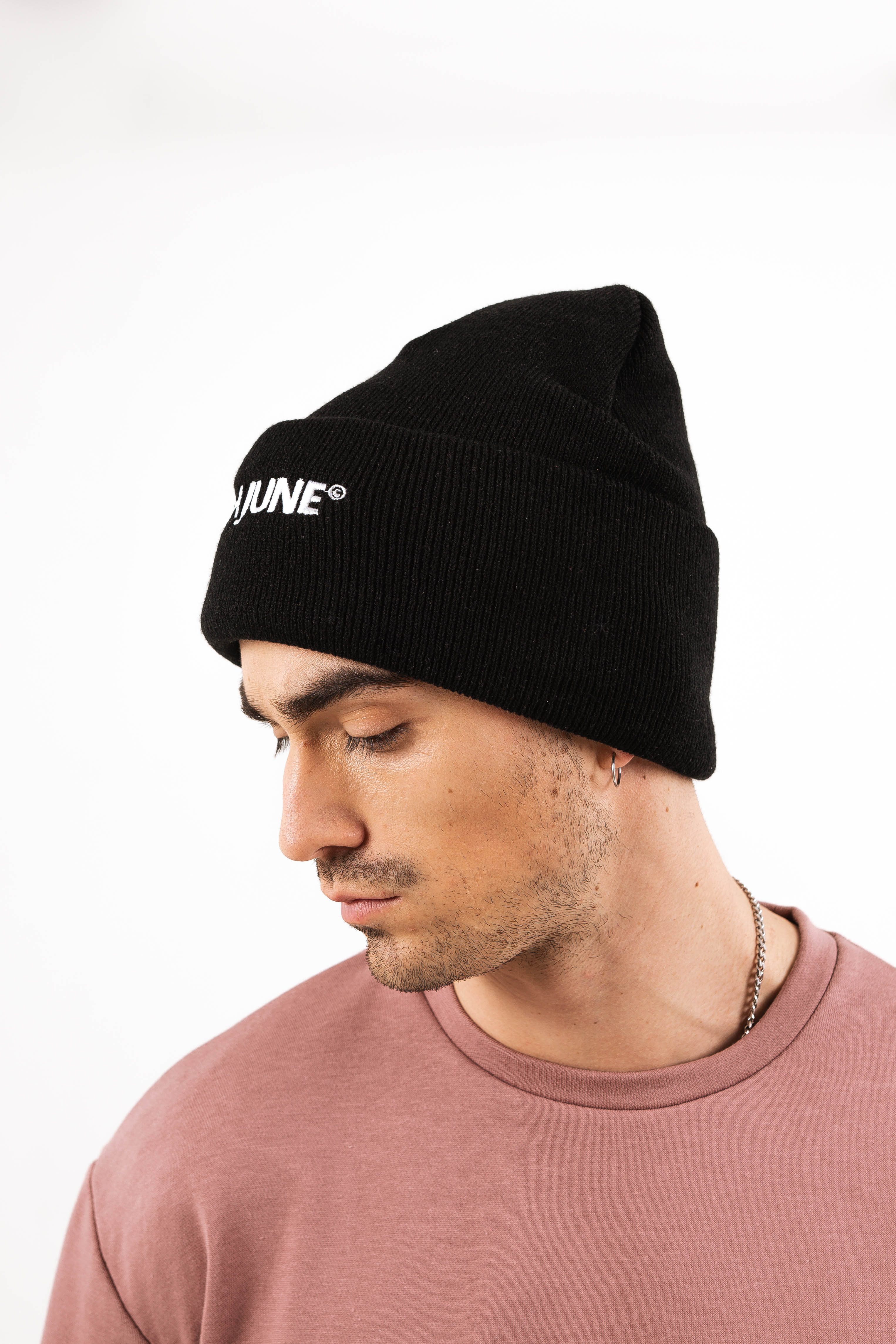 Sixth June - Bonnet mixte logo brodé noir