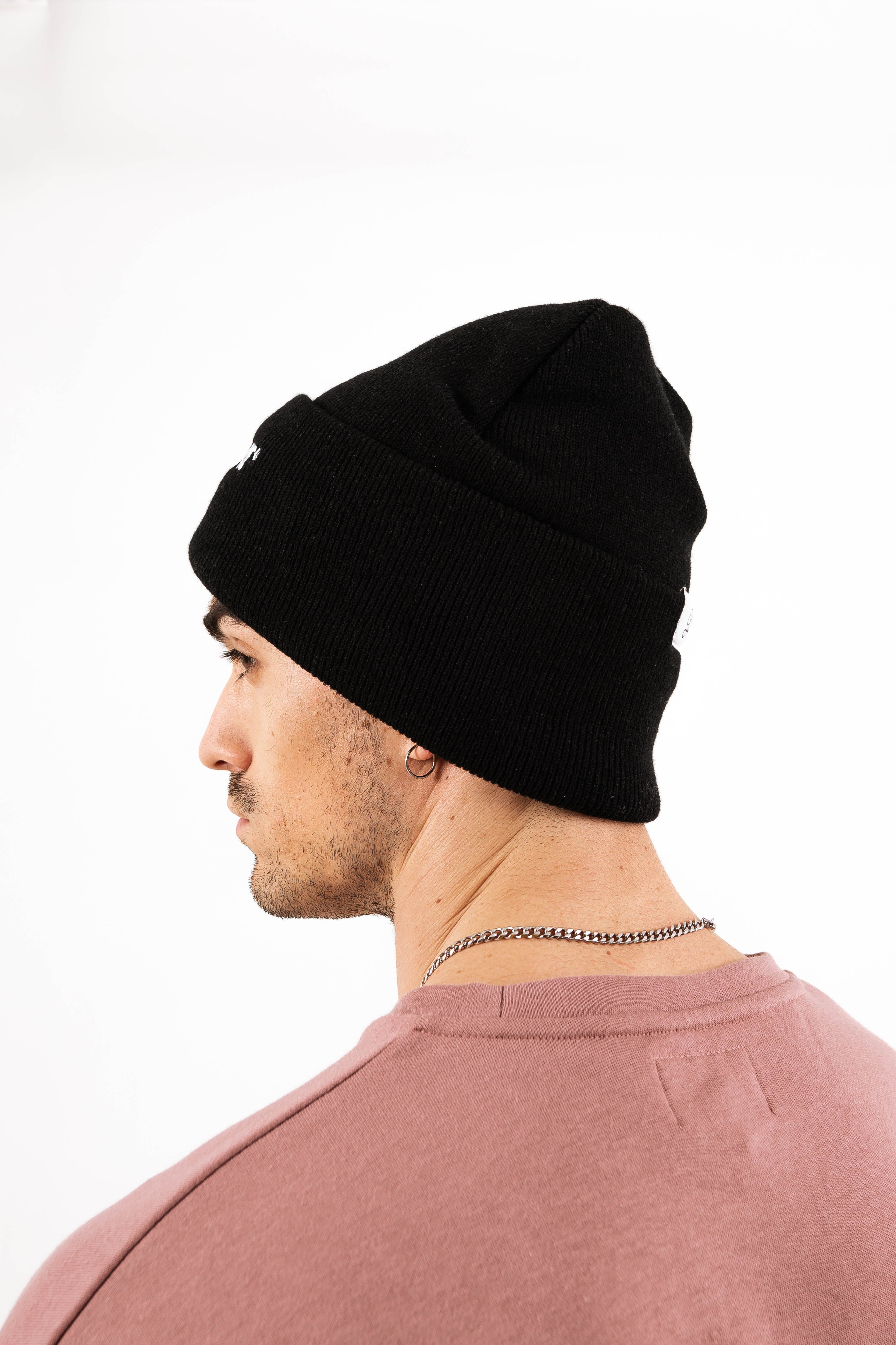 Sixth June - Bonnet mixte logo brodé noir