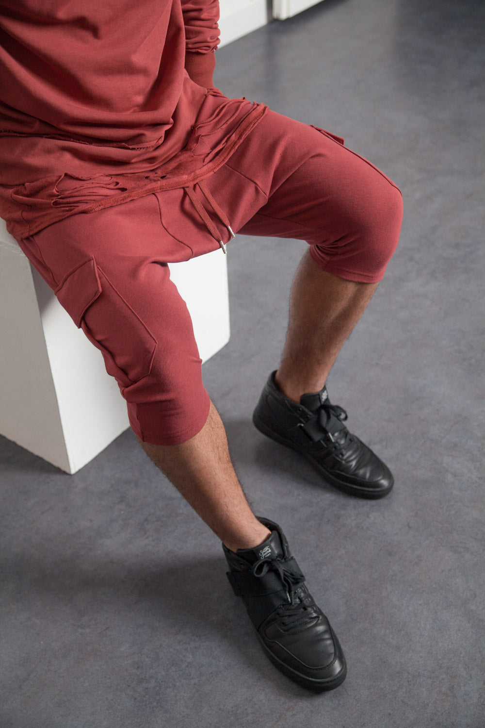 Sixth June - Short sarouel cargo marsala M2428VST