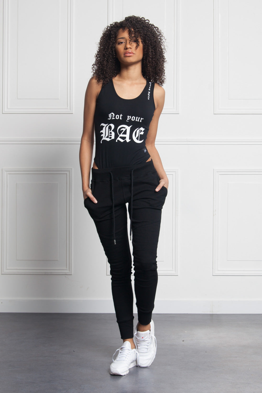 Sixth June - Bodysuit Not your BAE black W2650VBO