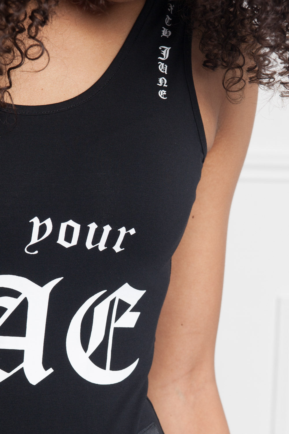 Sixth June - Bodysuit Not your BAE black W2650VBO