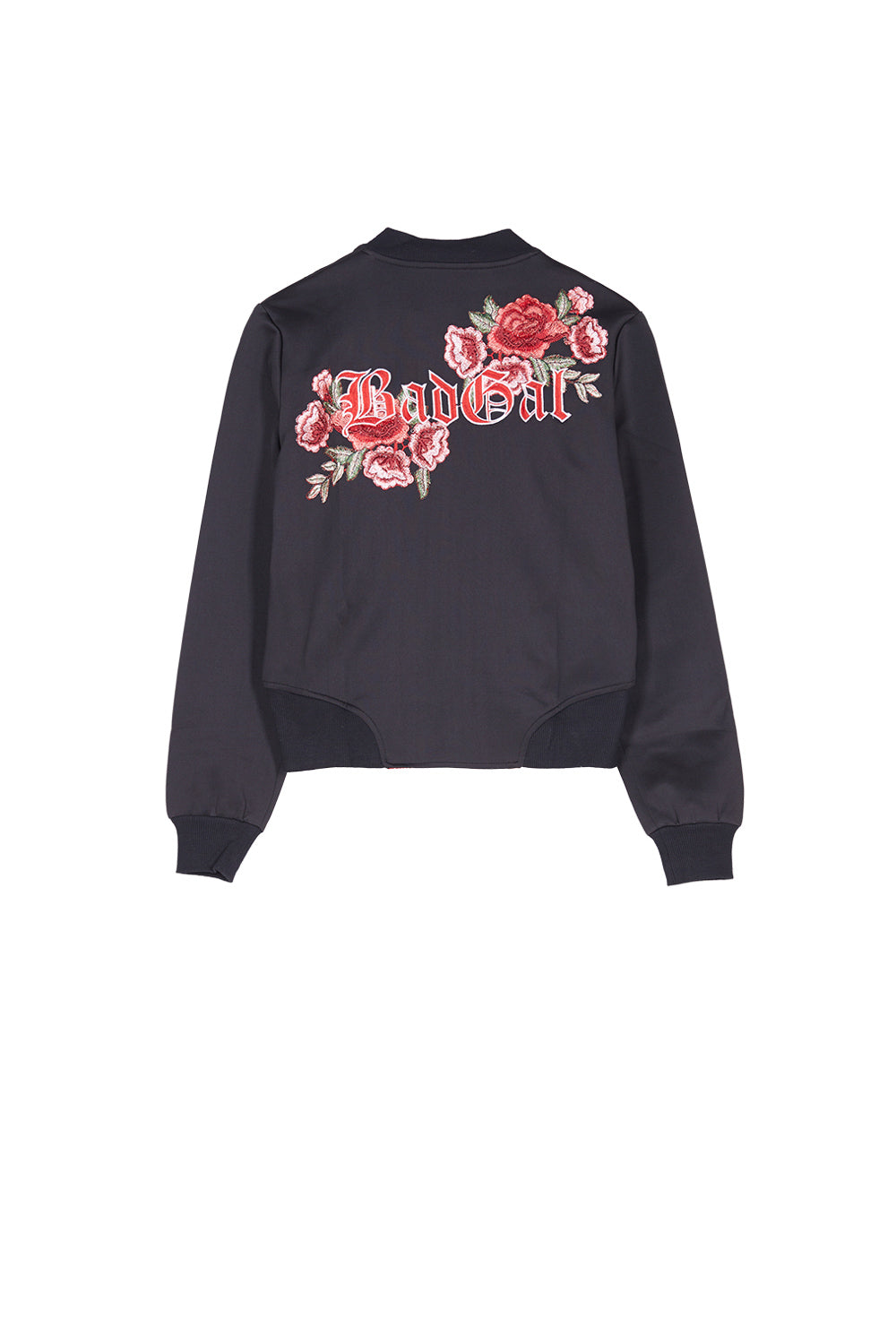 Sixth June - Veste Bad Gal broderie roses noir