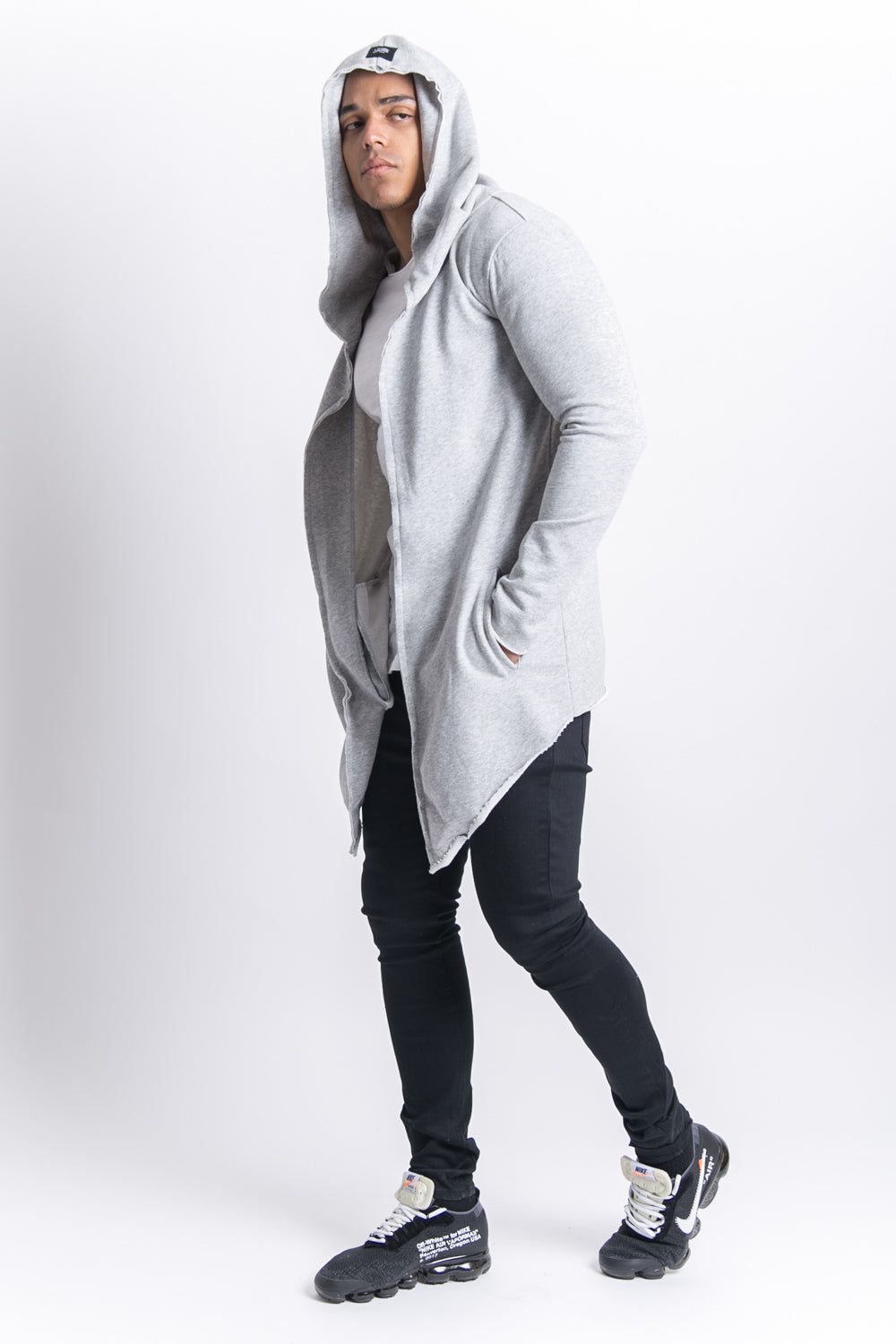 Sixth June - Cape longue capuche gris