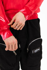 Sixth June - Pantalon cargo poche zip noir
