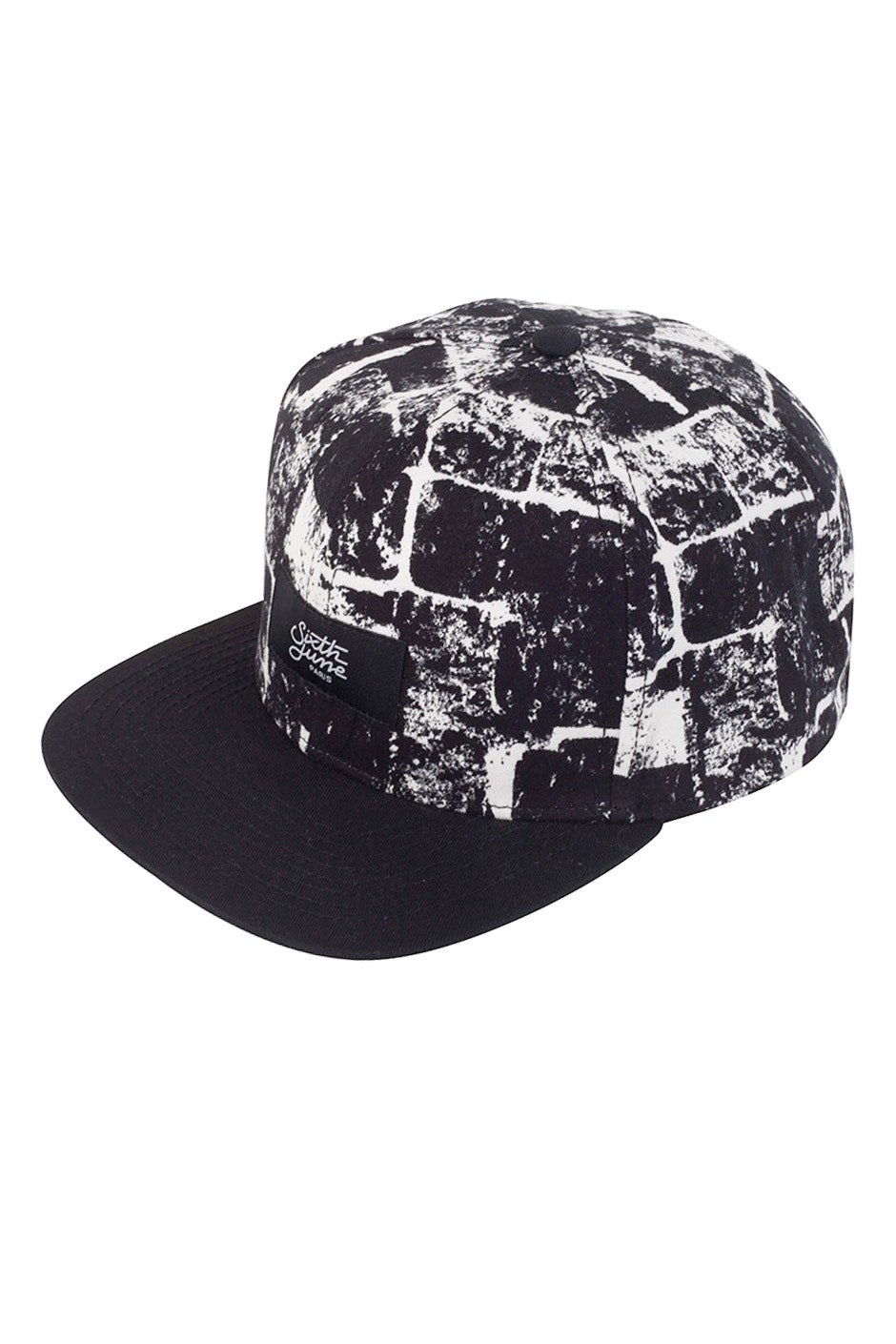 Sixth June - Casquette print noir blanc 1744F
