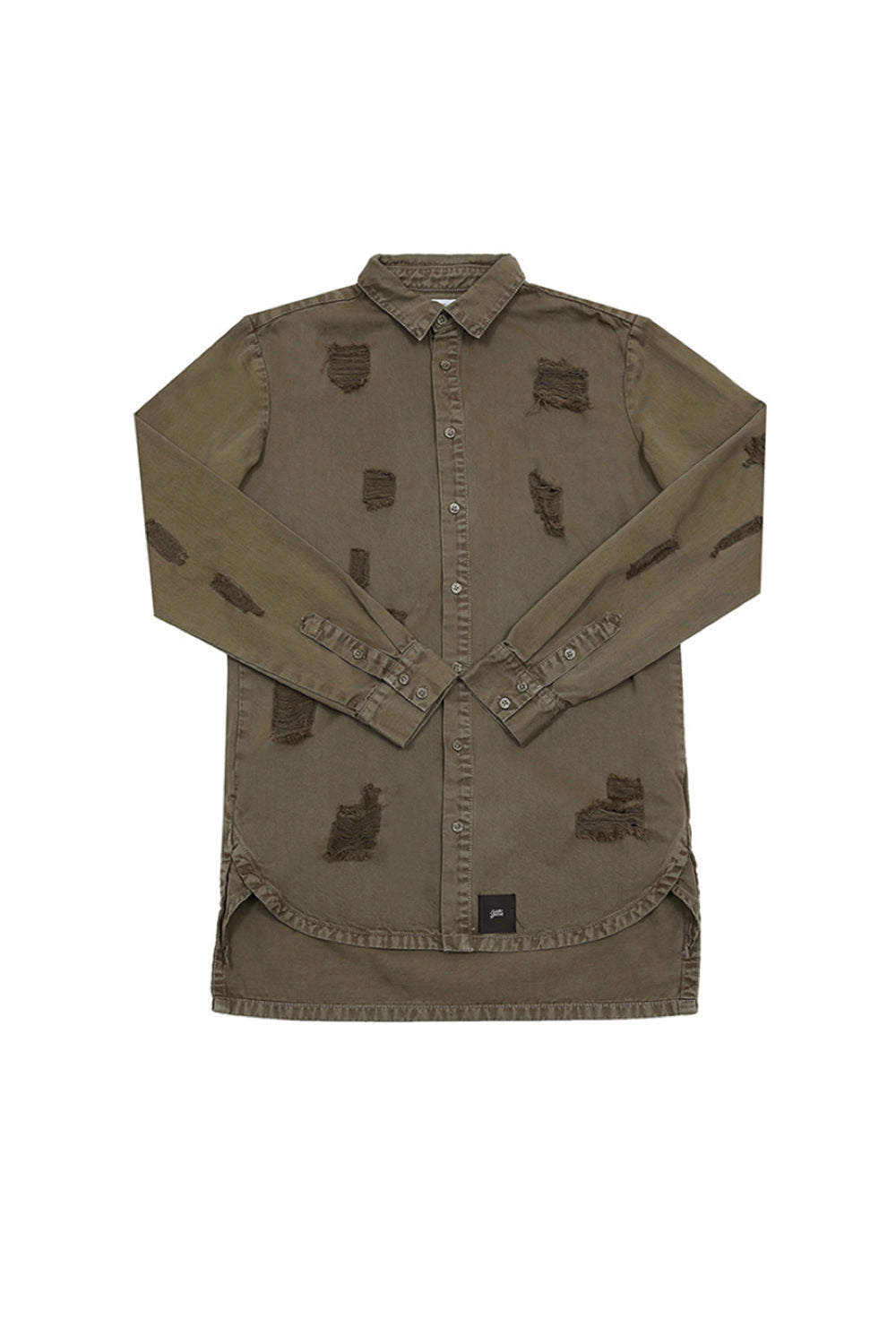 Sixth June - Chemise déchirée jean beige foncé