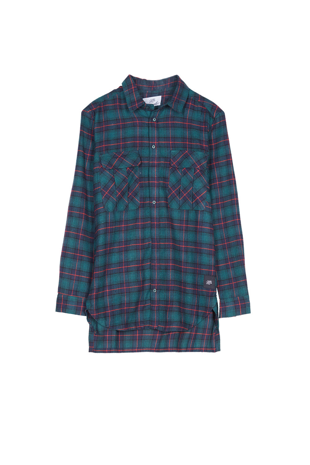 Sixth June - Chemise flanelle poches vert