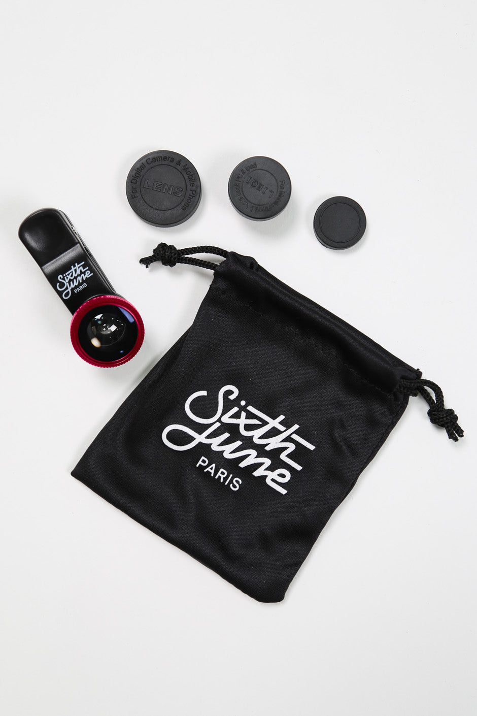 Sixth June - Kit clip lens universel rouge 1331A