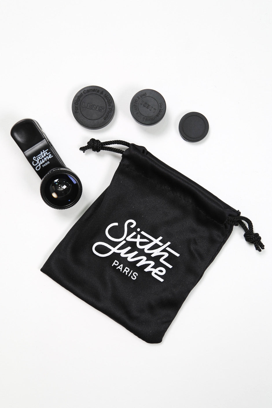 Sixth June - Kit clip lens universel noir 1331A