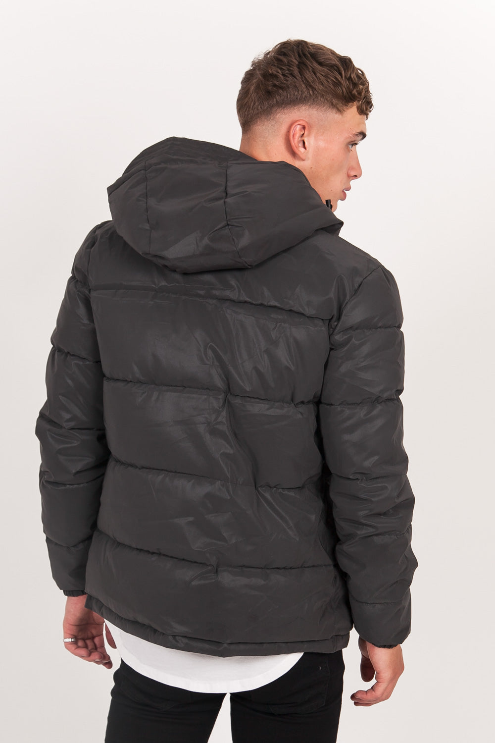 Sixth June - Doudoune réfléchissante logo noir