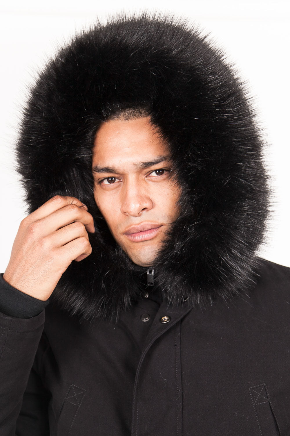 Sixth June - Parka doublure fourrure noir noir