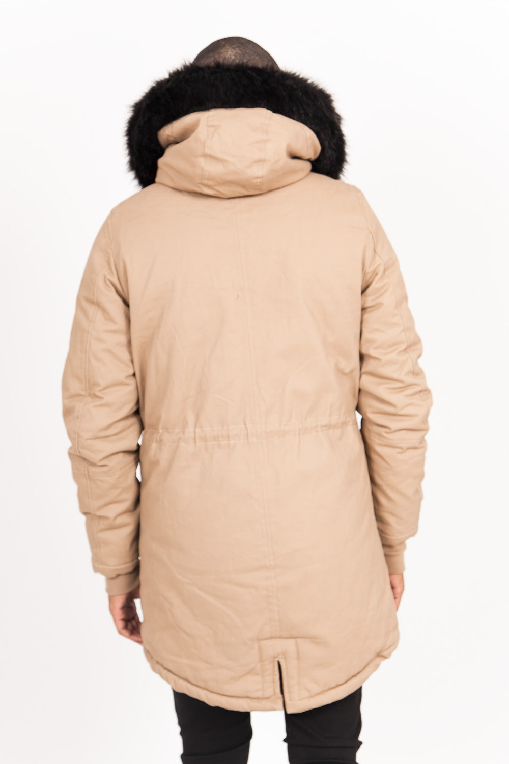 Sixth June - Parka doublure fourrure beige noire