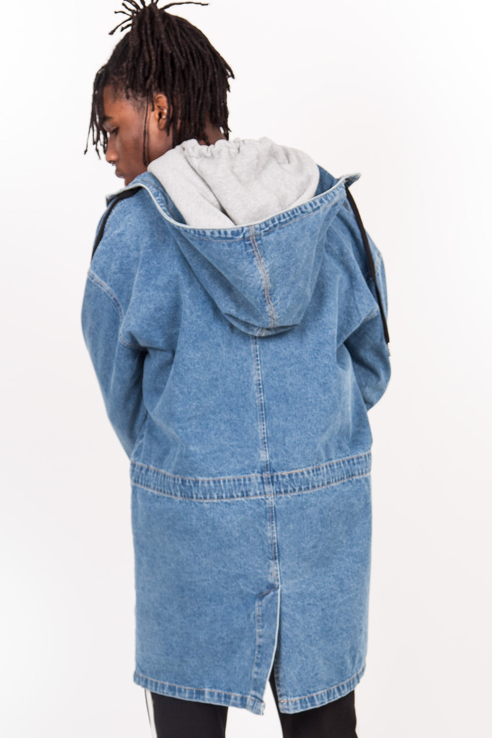 Sixth June - Parka oversize denim bleu