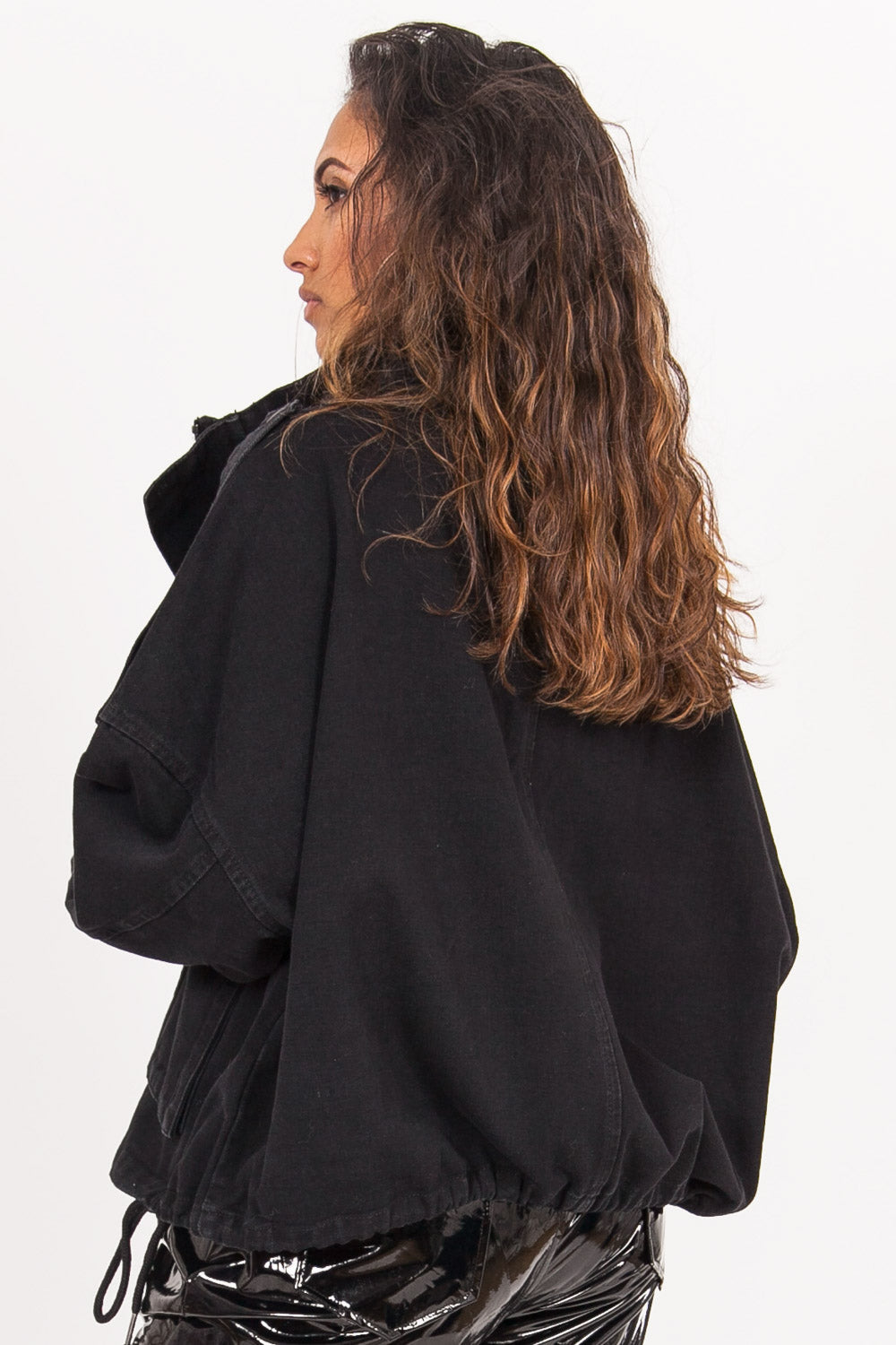 Sixth June - Veste denim cargo noir