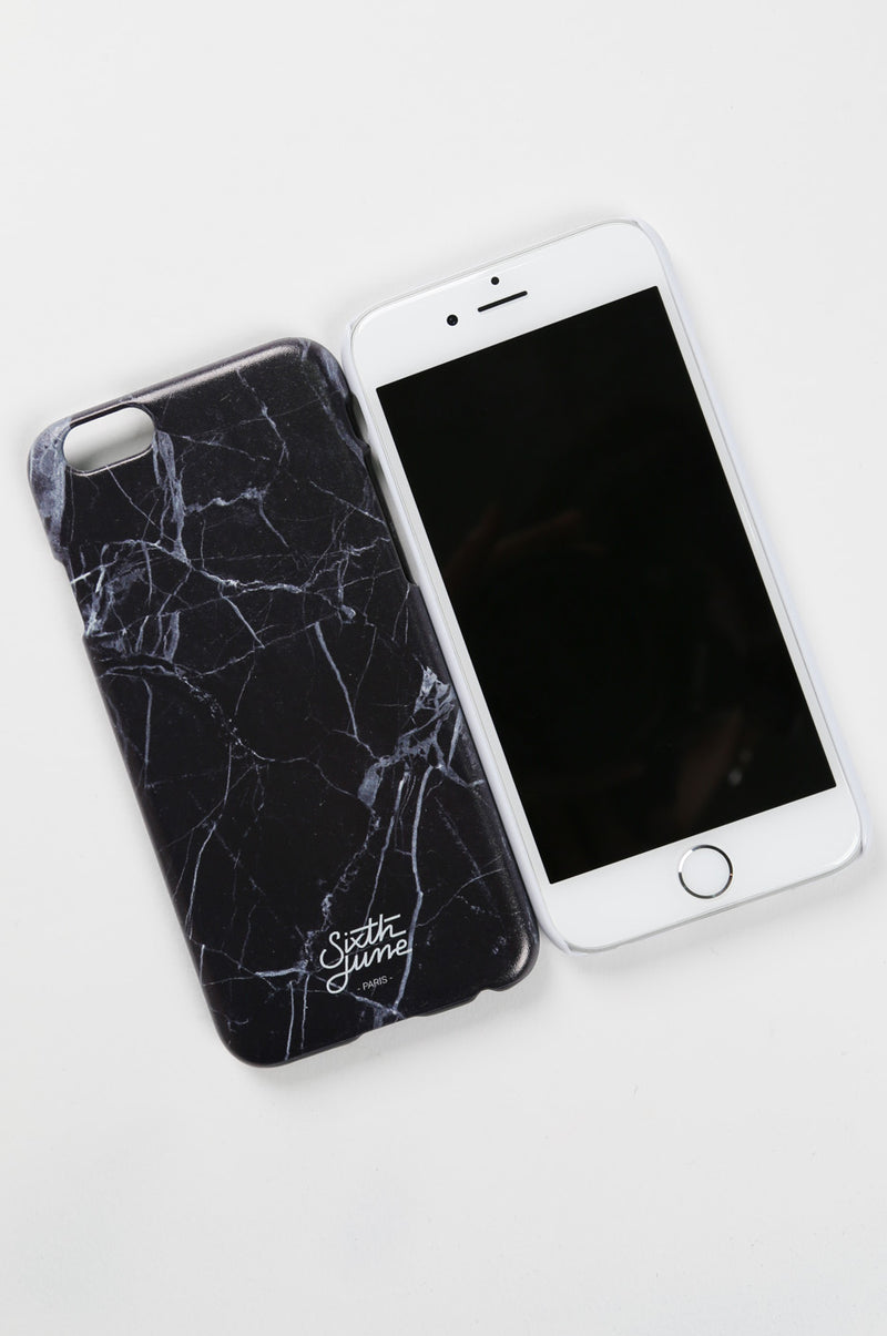 Sixth June - Coque iPhone 6 marbre noir 1428A
