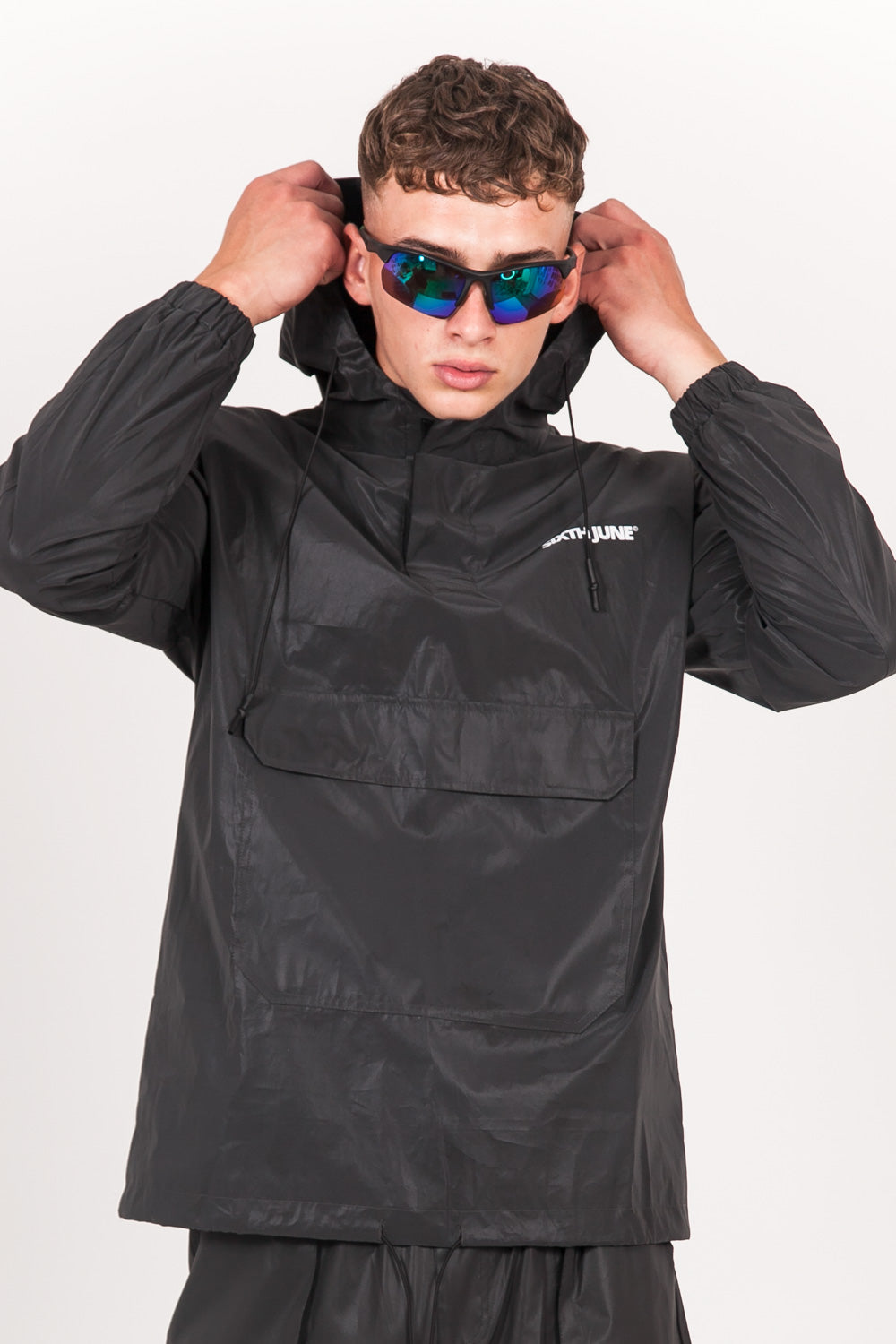 Sixth June - Coupe vent réfléchissant logo noir