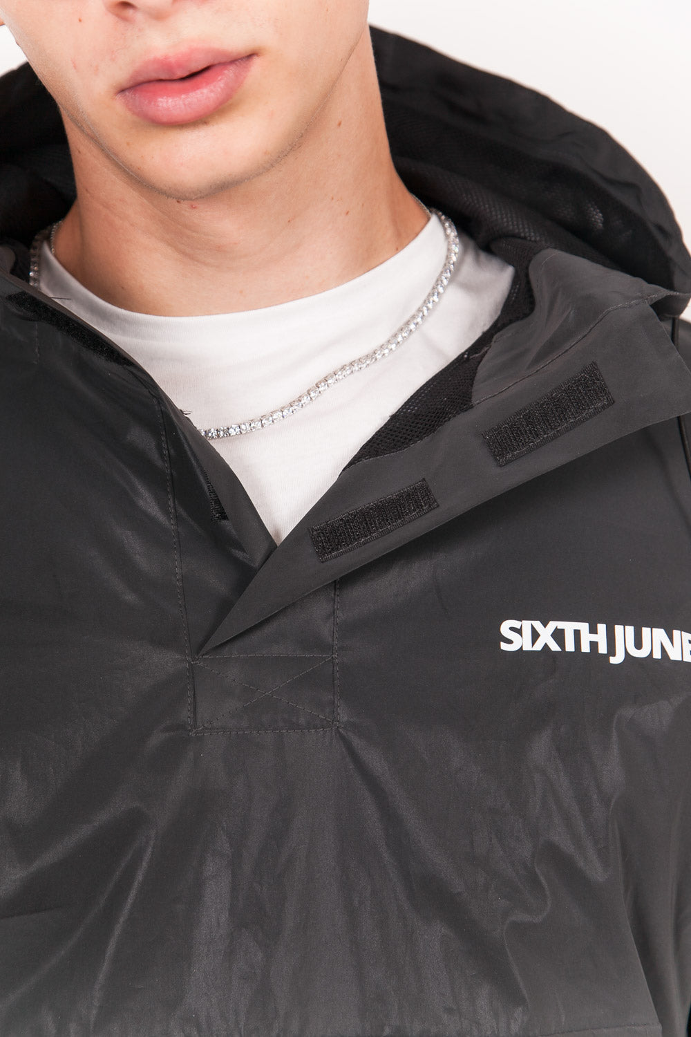 Sixth June - Coupe vent réfléchissant logo noir