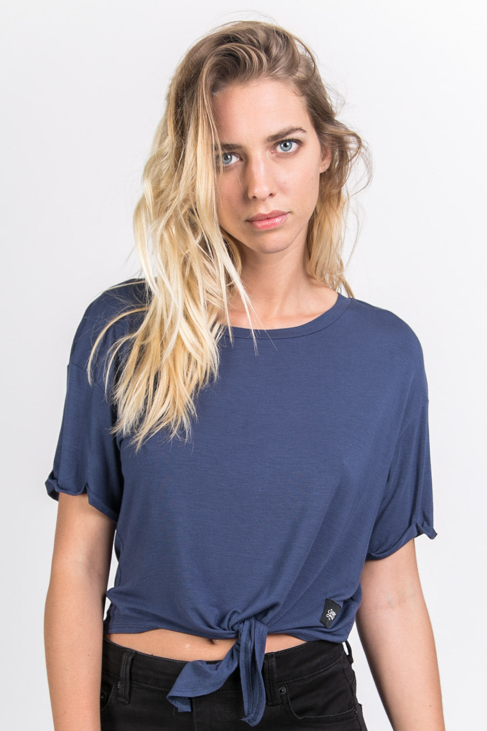 Sixth June - T-shirt crop top noeud bleu
