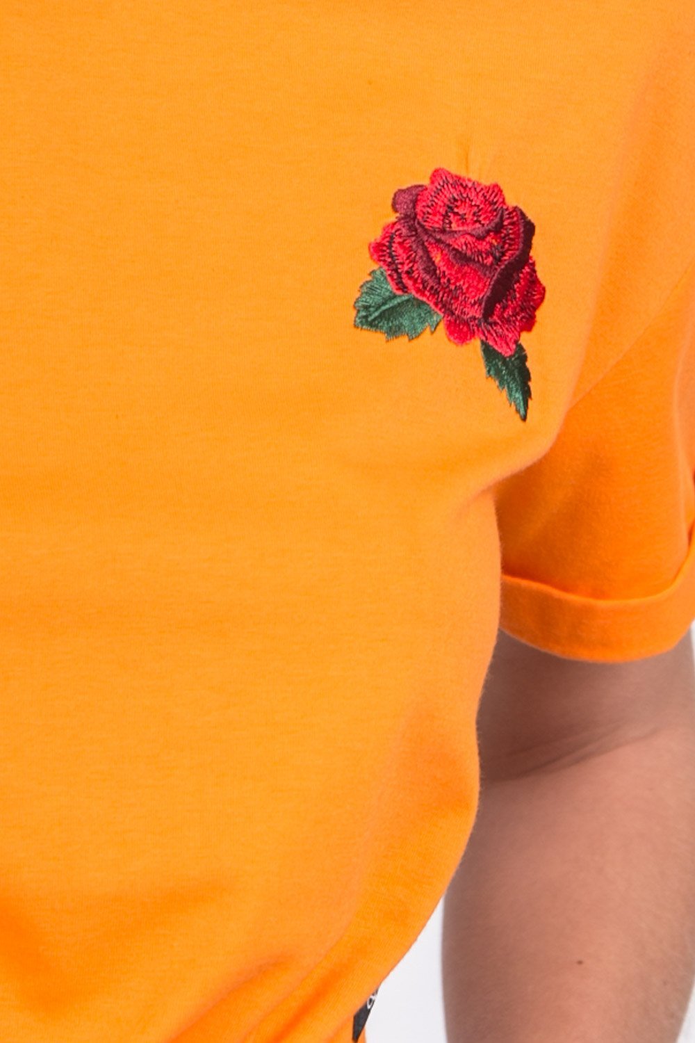 Sixth June - T-shirt patch poitrine à nouer orange