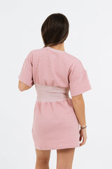 waffle corsert dress 33073-SPIN