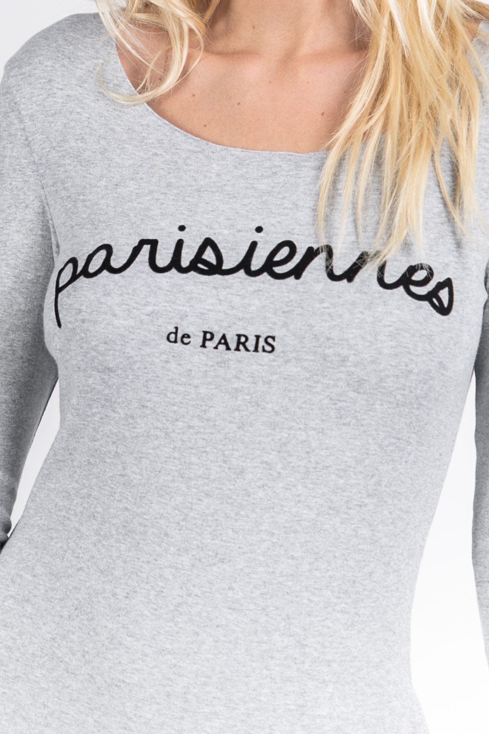 Sixth June - Robe Parisiennes manches longues gris W1966ADR