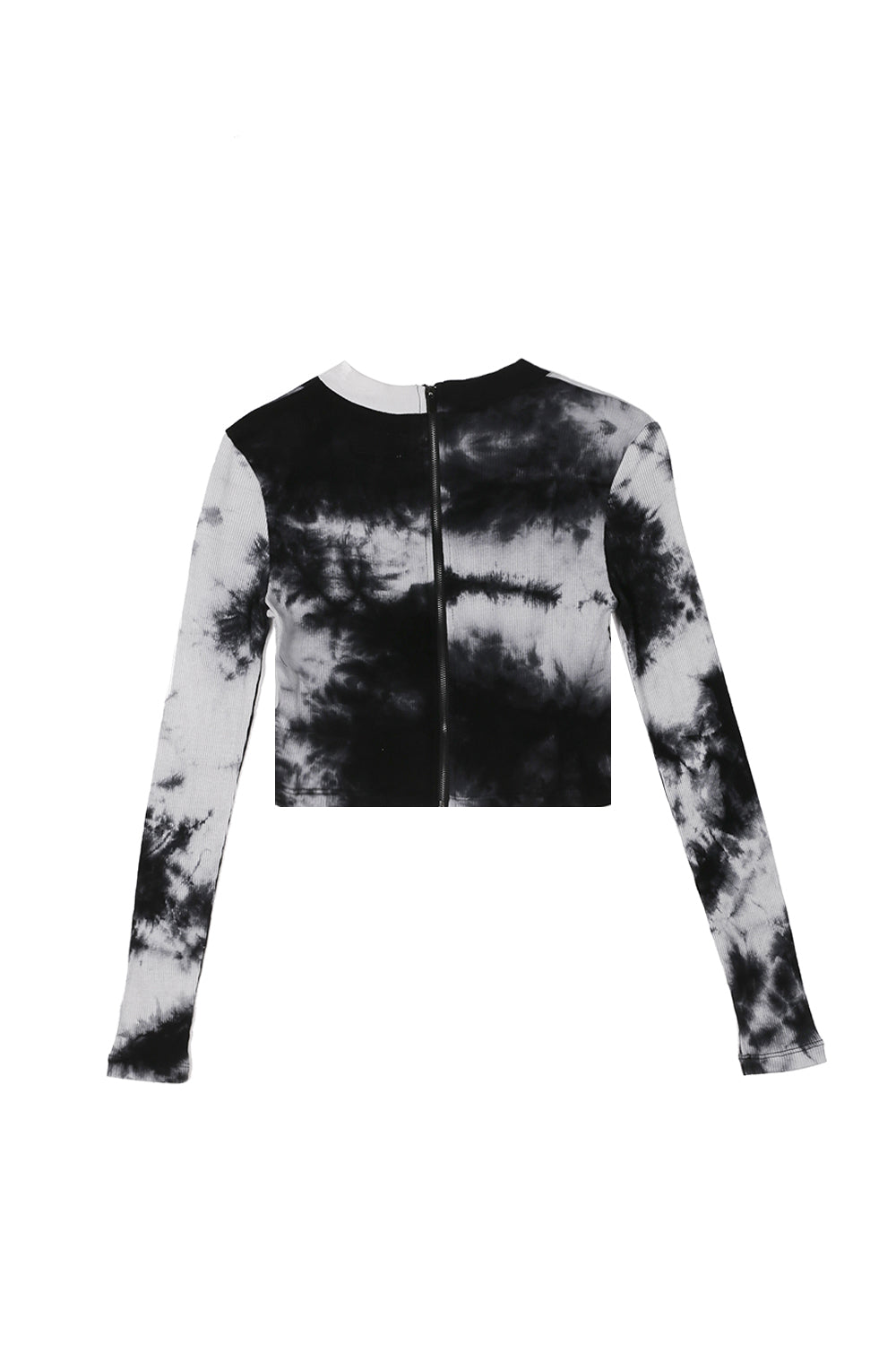 Sixth June - Crop top Femme tie & dye gris noir 2158K