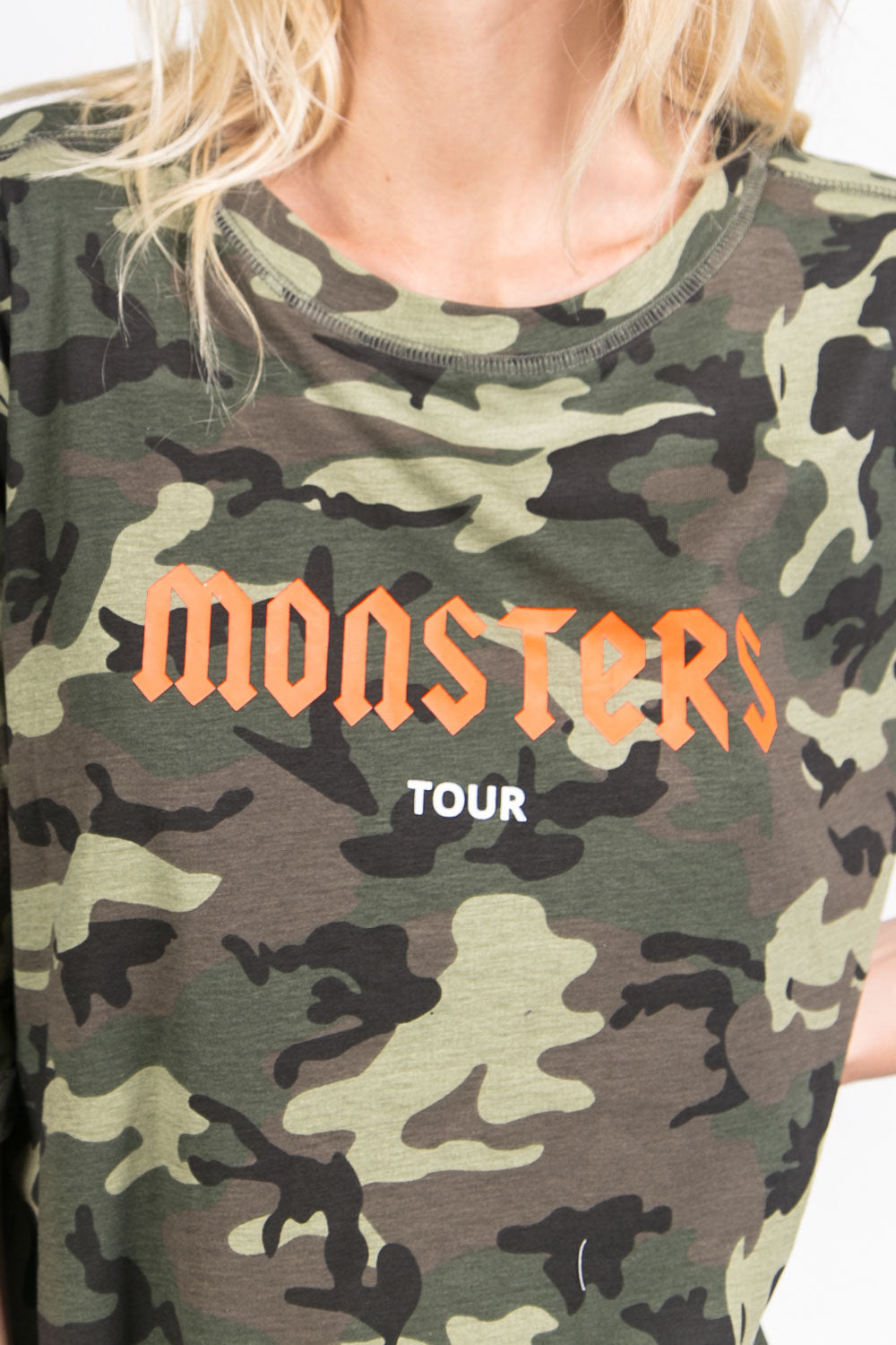 Sixth June - Robe t-shirt Monsters Tour camouflage