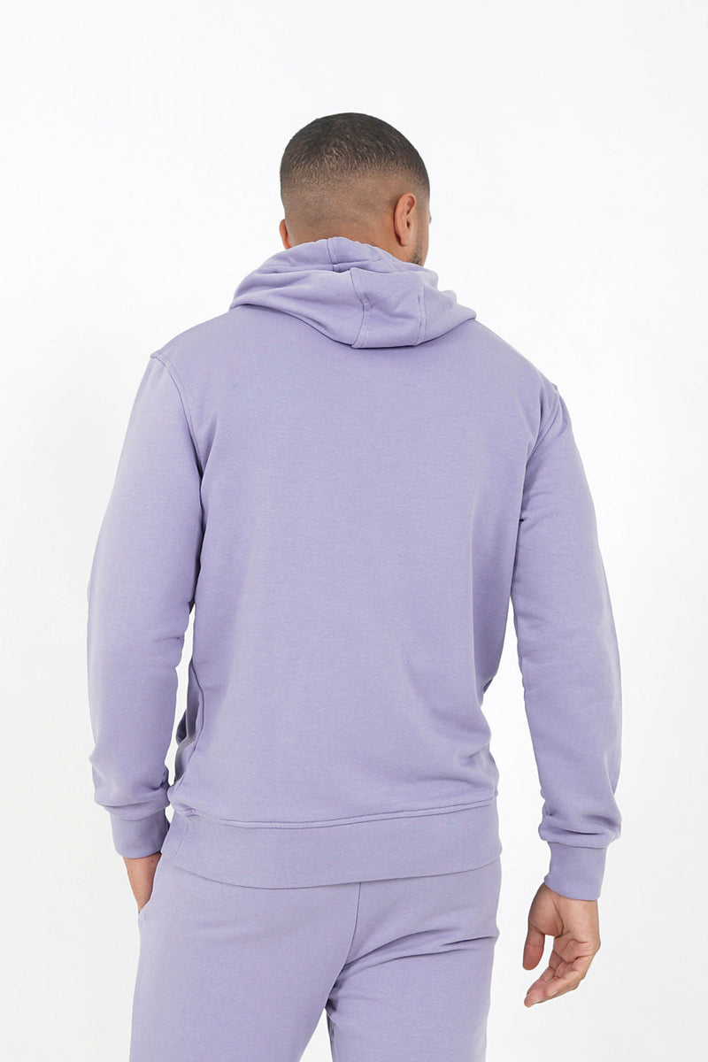 Sixth June - Sweatshirt capuche logo brodé Violet