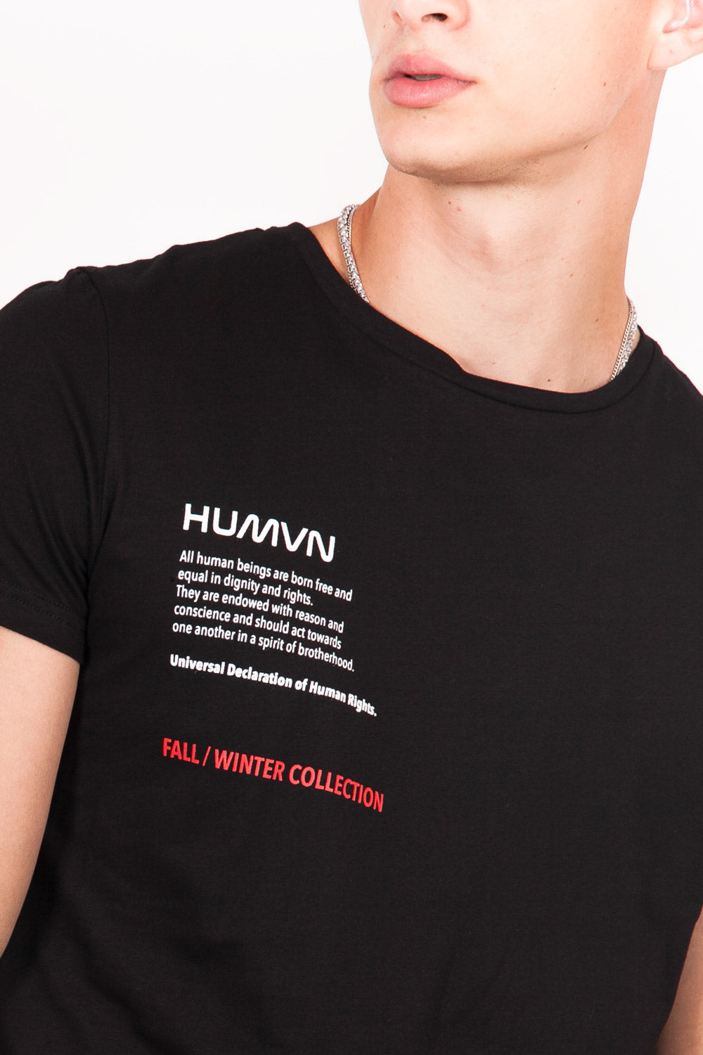 Sixth June - T-shirt poche dos réfléchissant noir