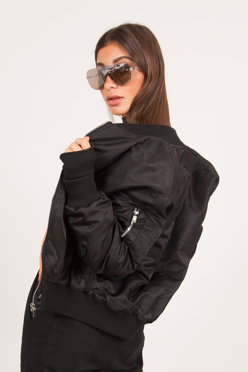 Sixth June - Bomber oversize noir