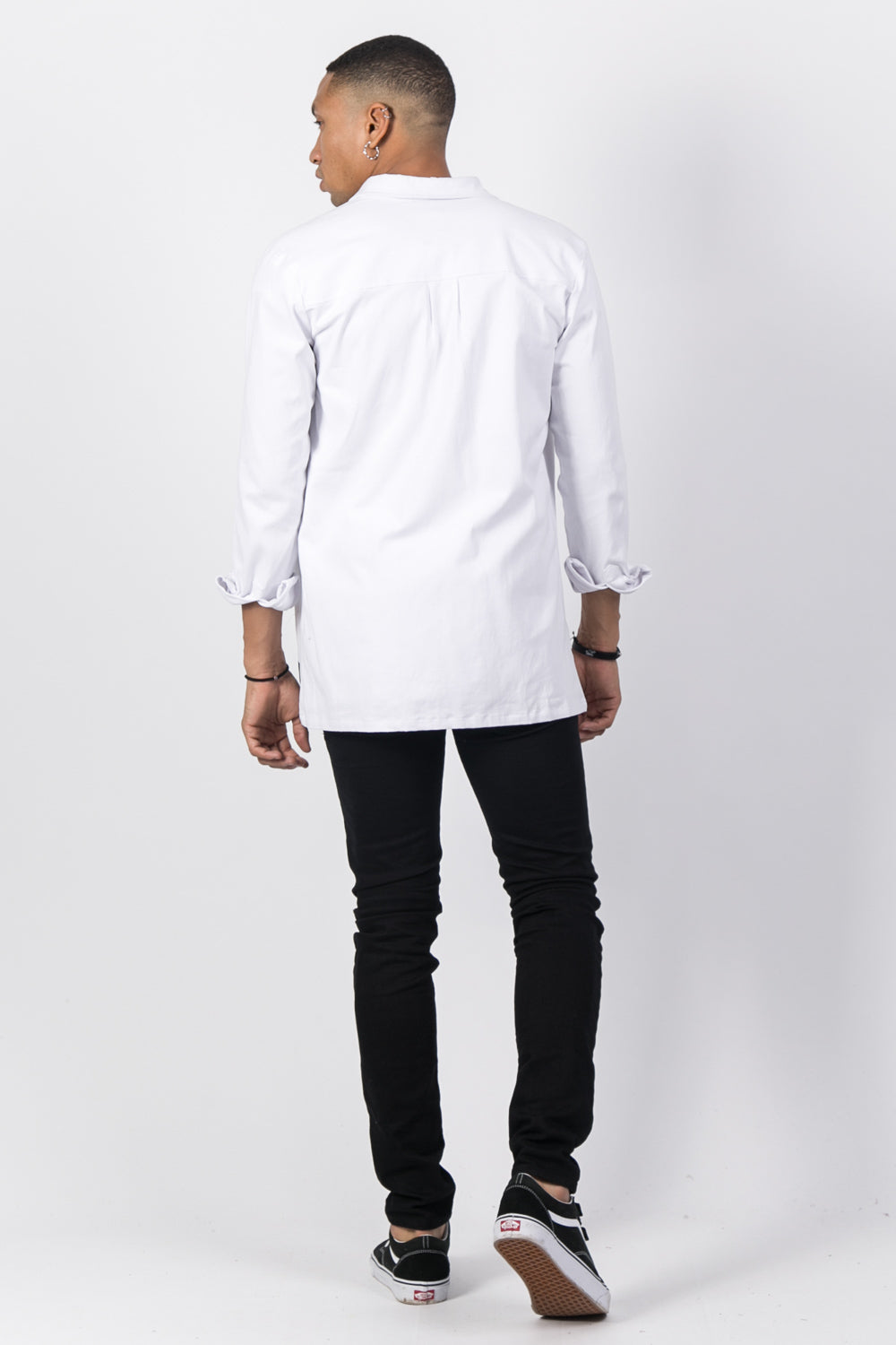 Sixth June - Chemise zippée cargo blanc