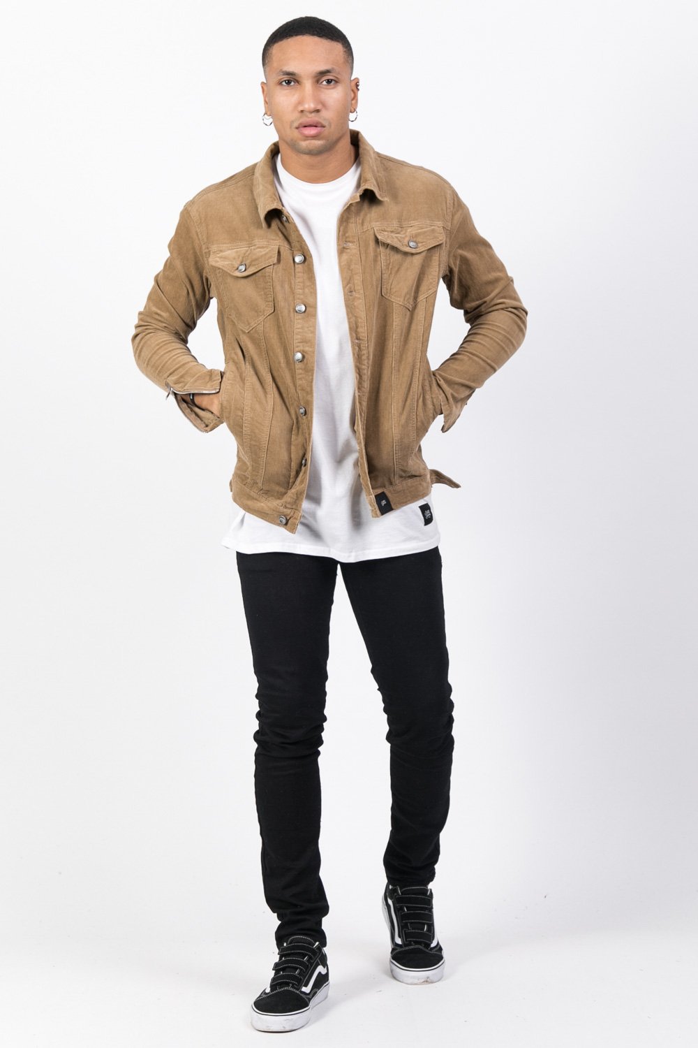 Beige Cordjacke