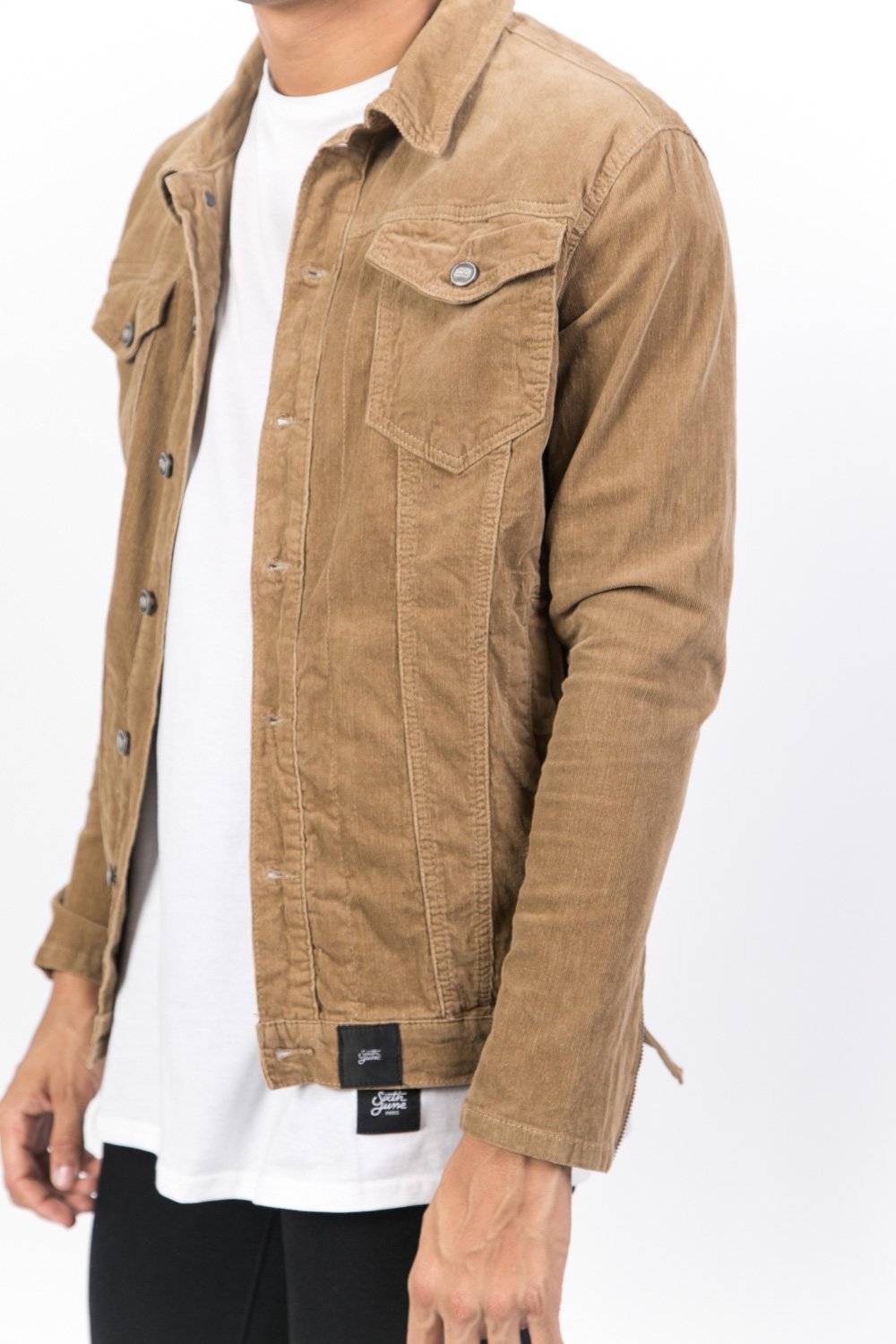 Beige Cordjacke