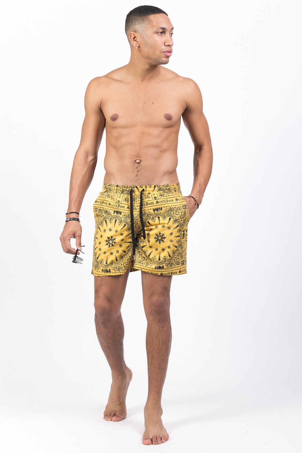 Sixth June - Maillot de bain bandana Sixth June jaune