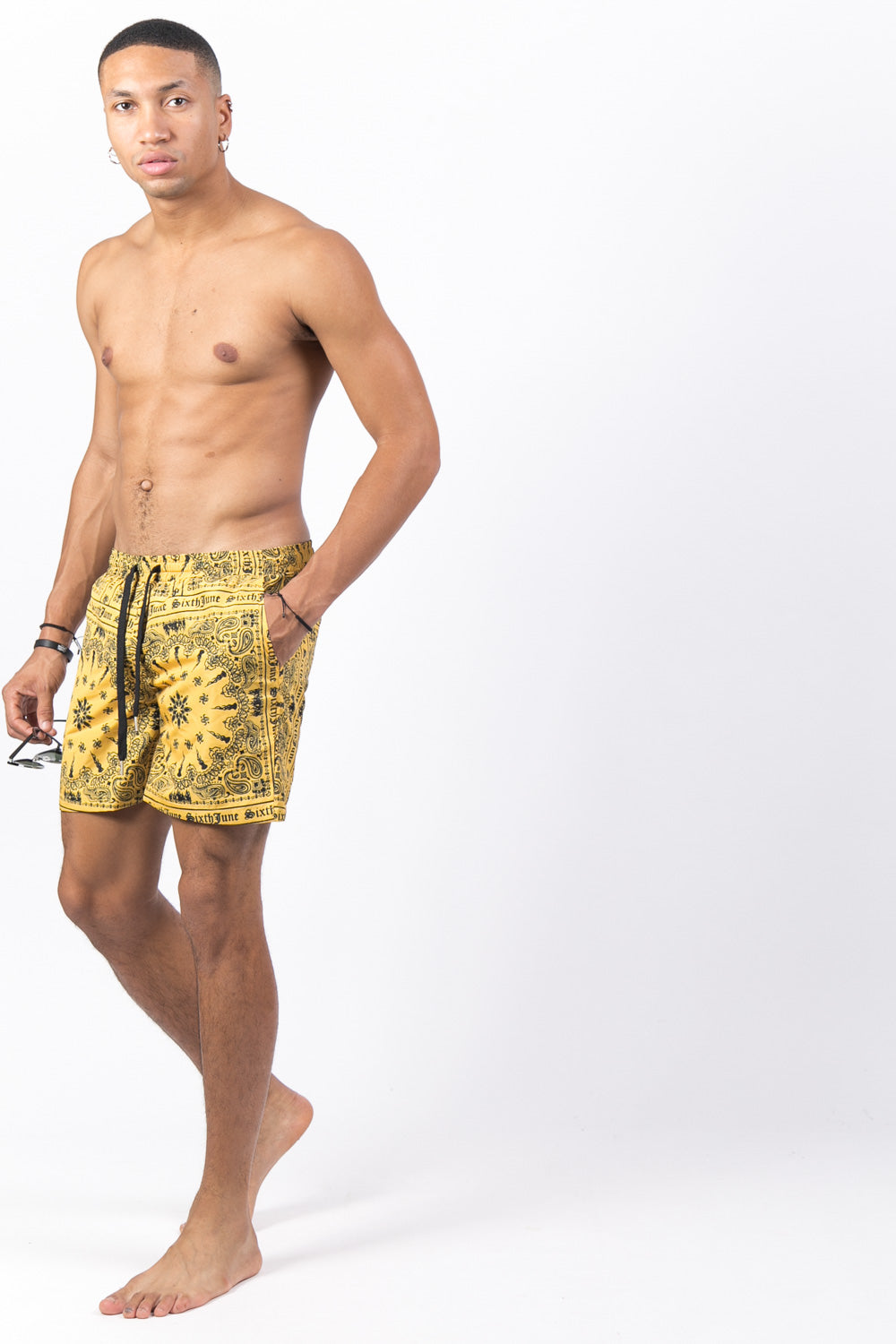 Sixth June - Maillot de bain bandana Sixth June jaune