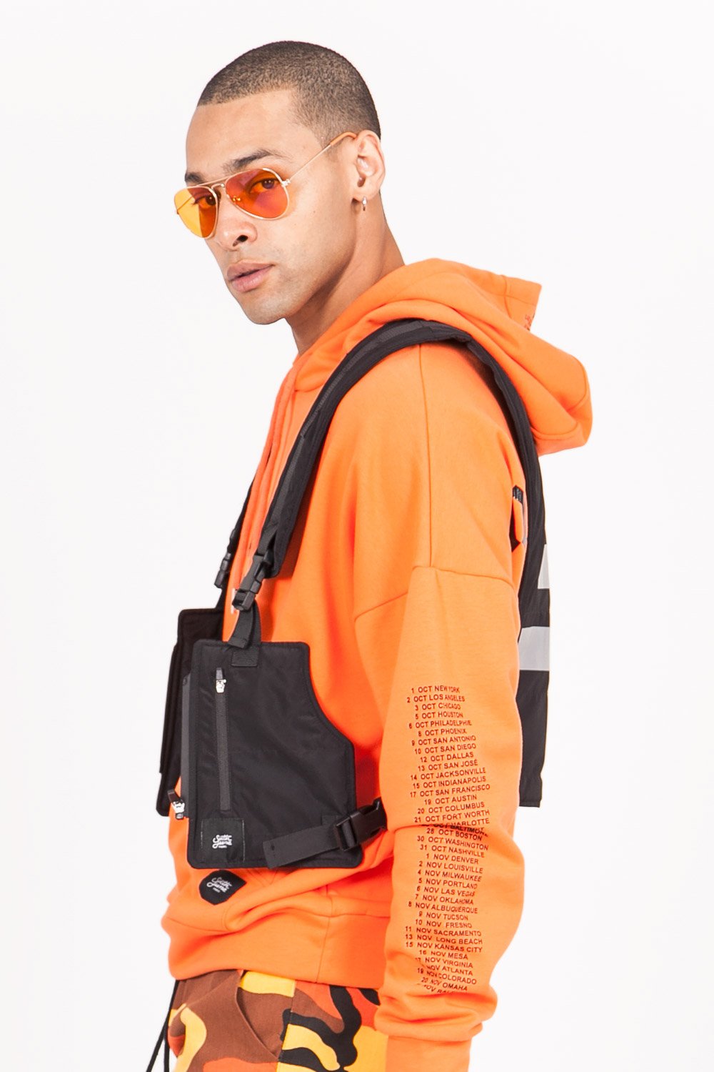 Light Short Tactical Vest Black