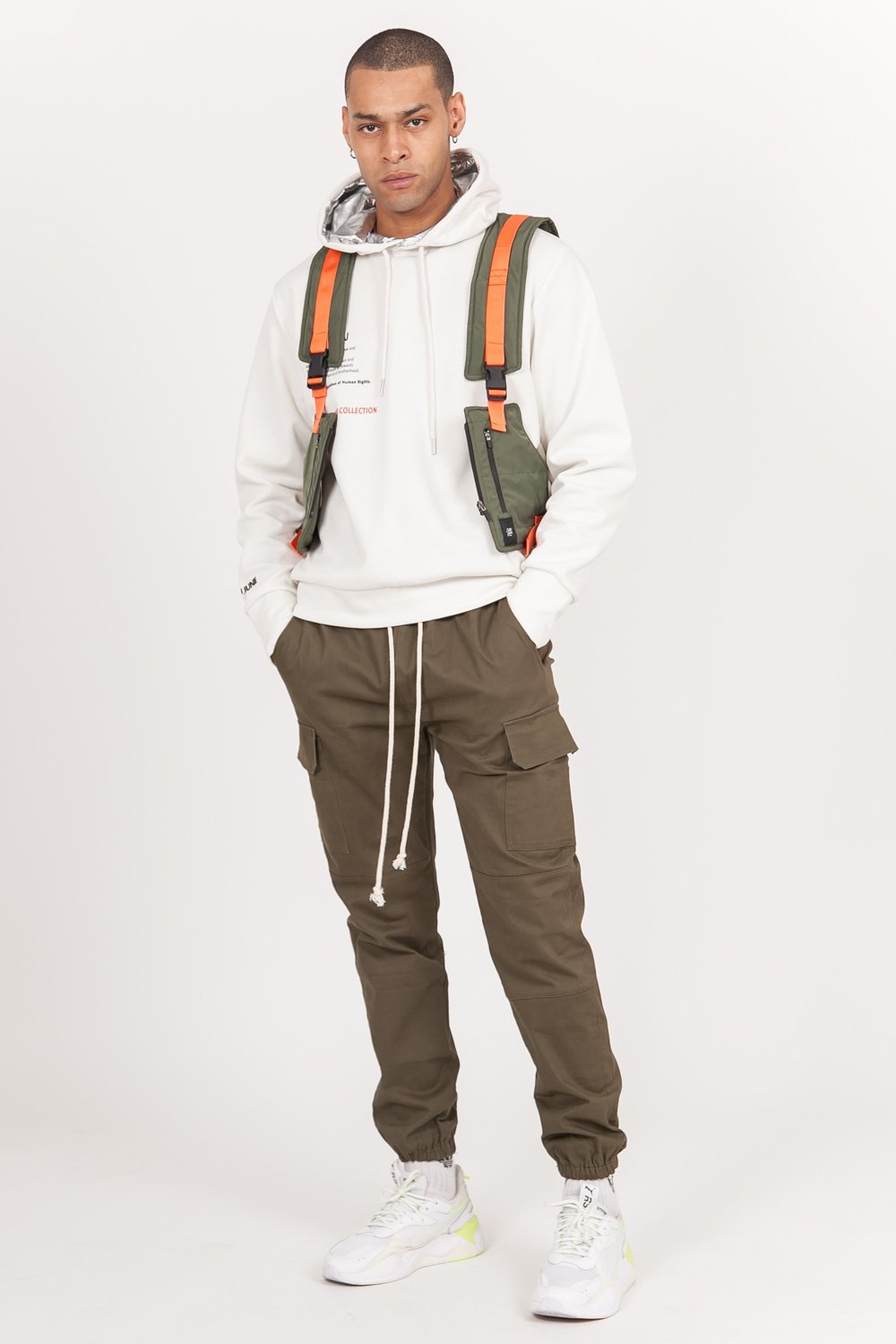 Light Short Tactical Vest Orange