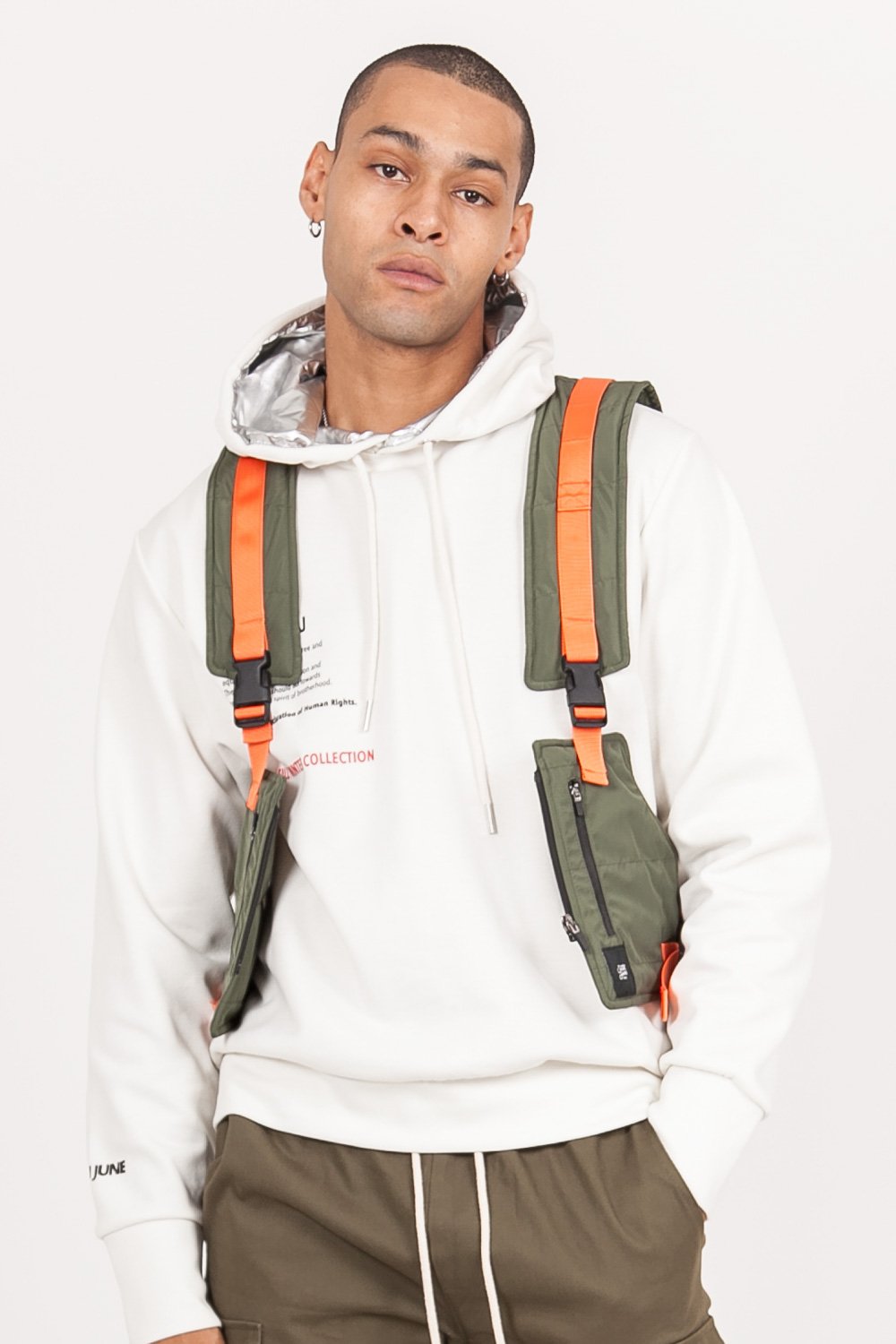 Light Short Tactical Vest Orange