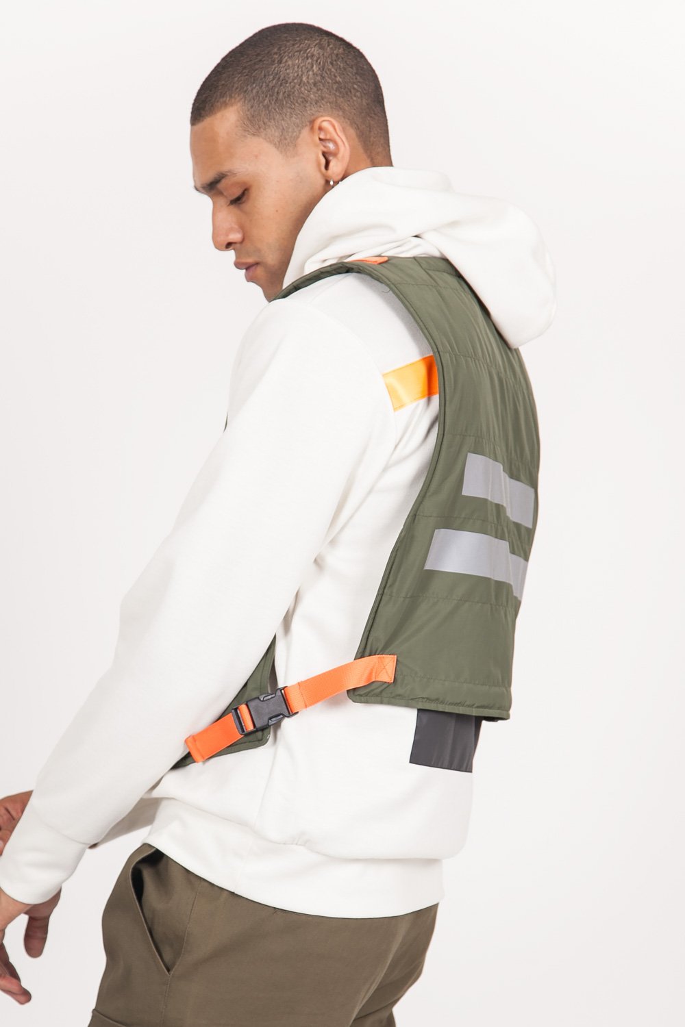 Light Short Tactical Vest Orange