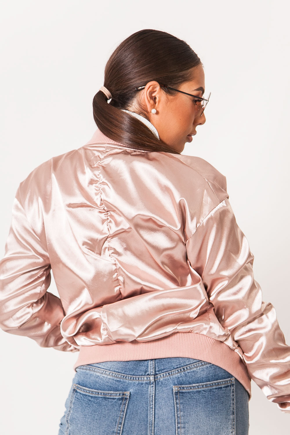 Sixth June - Bomber brillant Femme rose