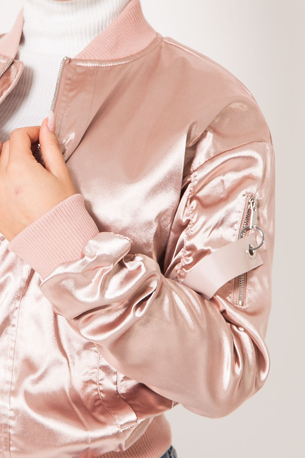 Sixth June - Bomber brillant Femme rose