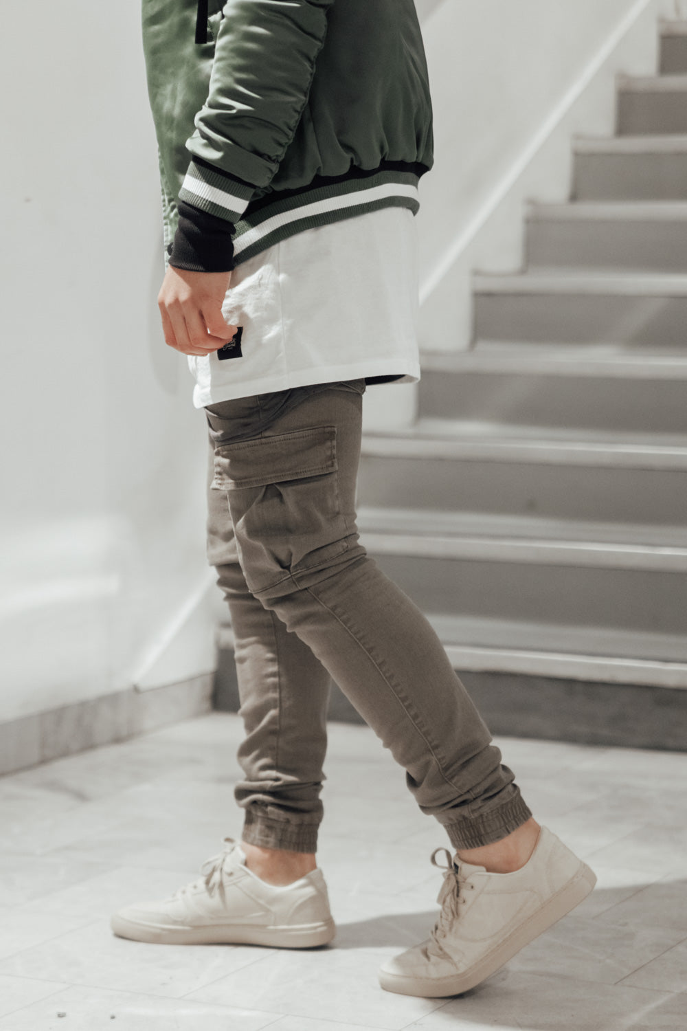 Sixth June - Jean cargo marron M2447HDE