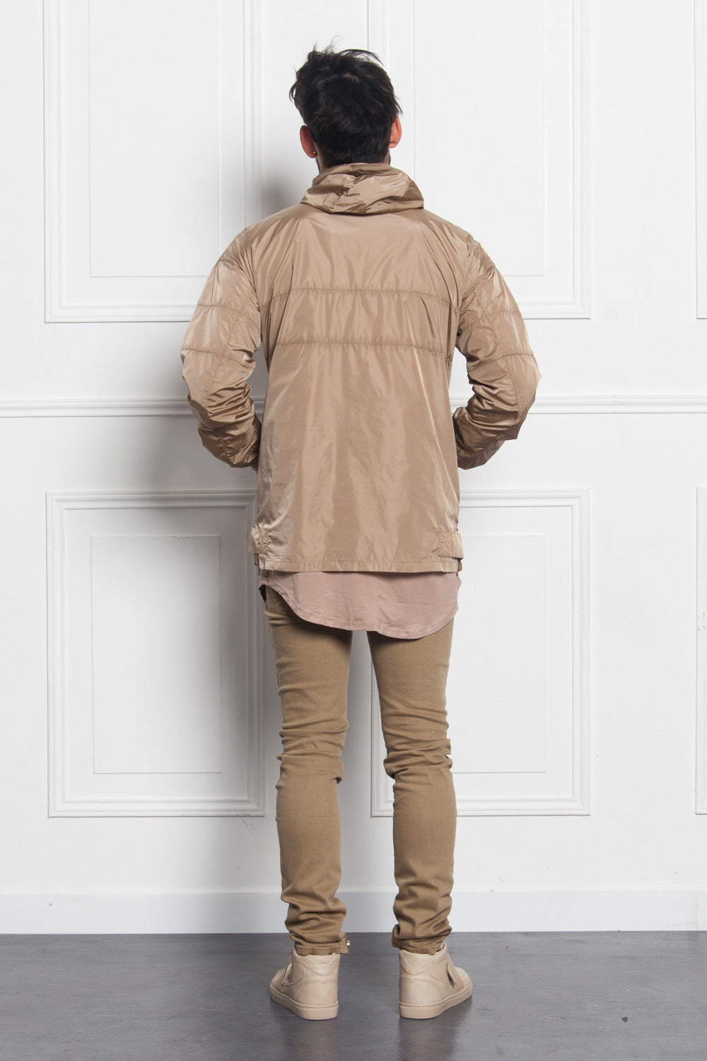 Sixth June - Denim ankle zipper sand M2458HDE