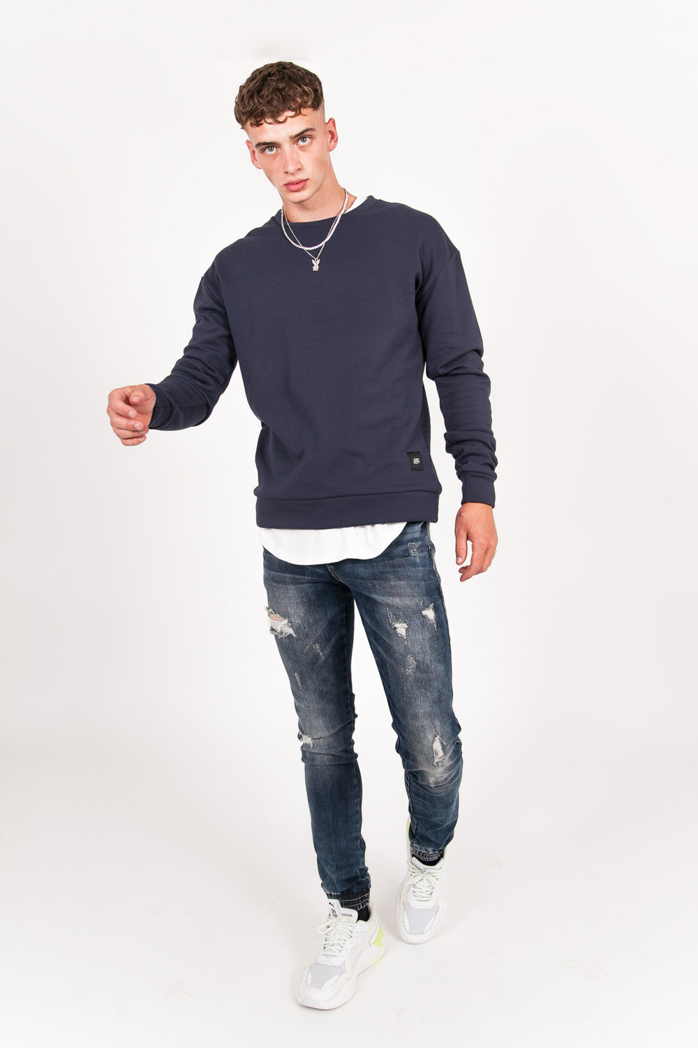 Sixth June - Jean slim destroy bleu M1912HDE