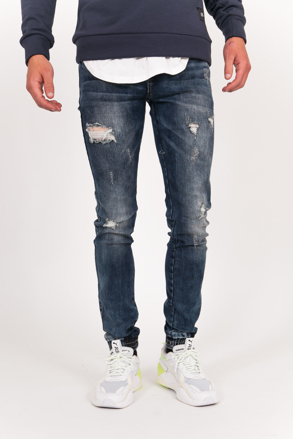 Sixth June - Jean slim destroy bleu M1912HDE