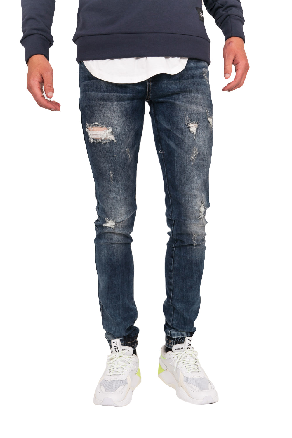 Sixth June - Jean slim destroy bleu M1912HDE