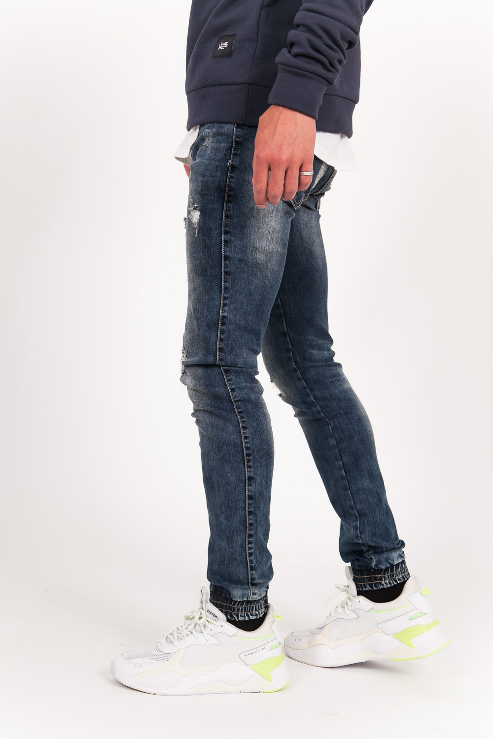 Sixth June - Jean slim destroy bleu M1912HDE