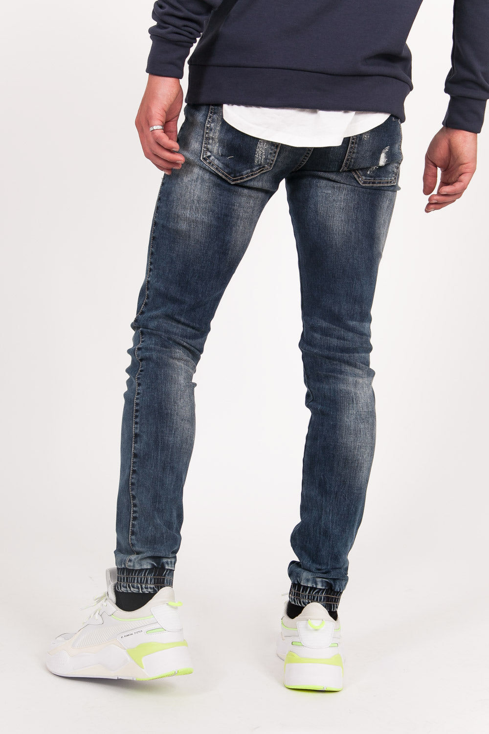 Sixth June - Jean slim destroy bleu M1912HDE