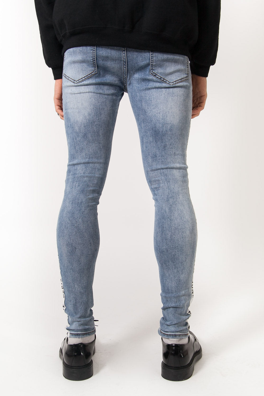 Sixth June - Jean bande blanche logo bleu