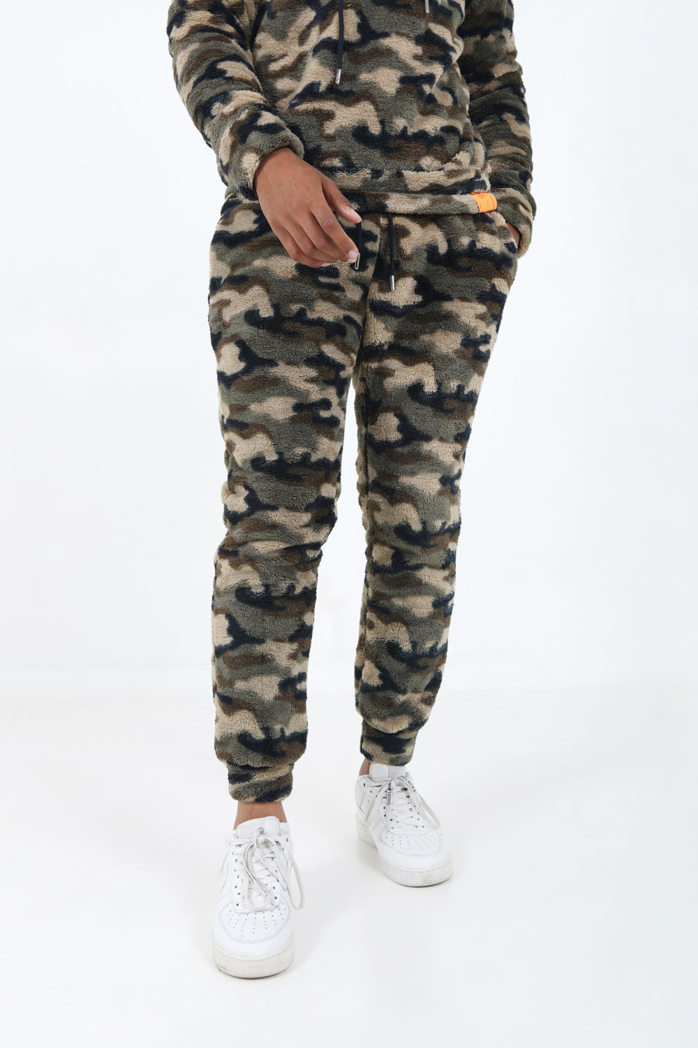 Sixth June - Pantalon camouflage polaire Vert kaki